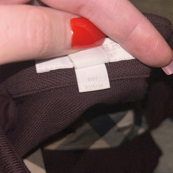 Authentic boys Burgundy Long Sleeve Polo Shirt - Picture 8 of 8